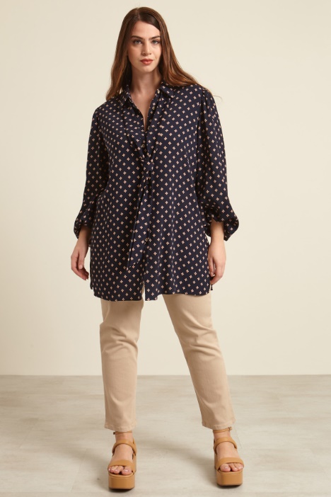 Casacca in cady con cintura Intrend