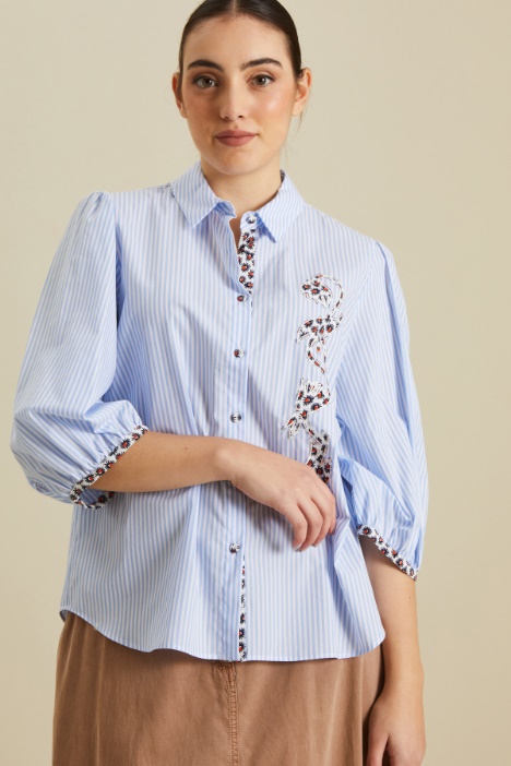 Cotton poplin shirt Intrend