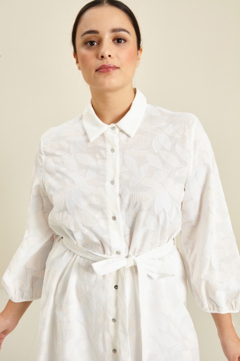 Embroidered muslin tunic Intrend