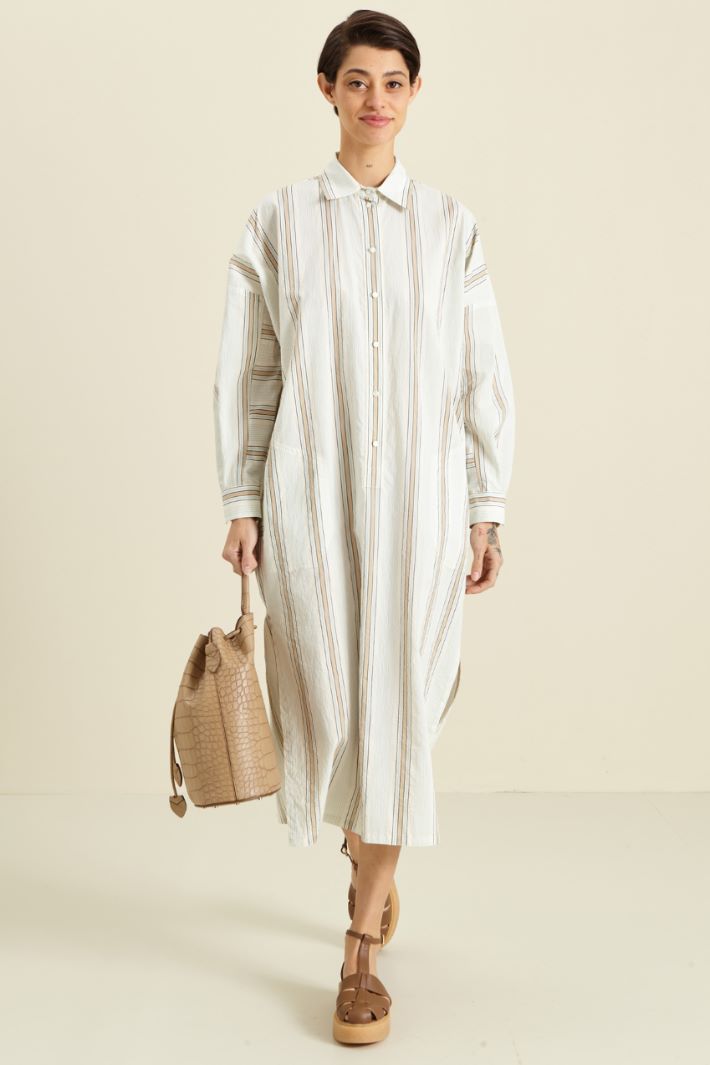 Cotton canvas dress Intrend