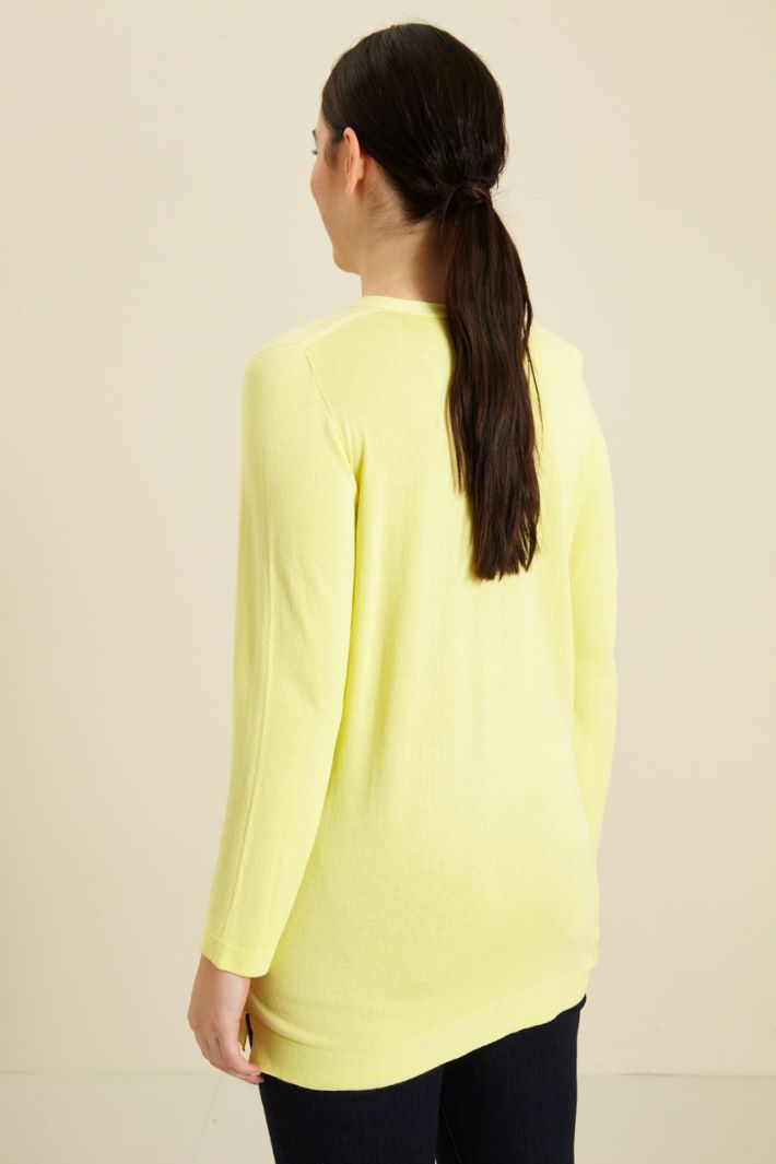 Viscose crepe sweater Intrend