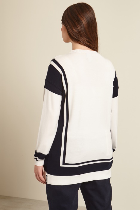 Maglia in viscosa stretch Intrend - 2