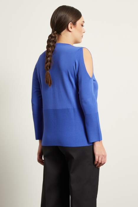 Maglia in viscosa con cut out Intrend - 2