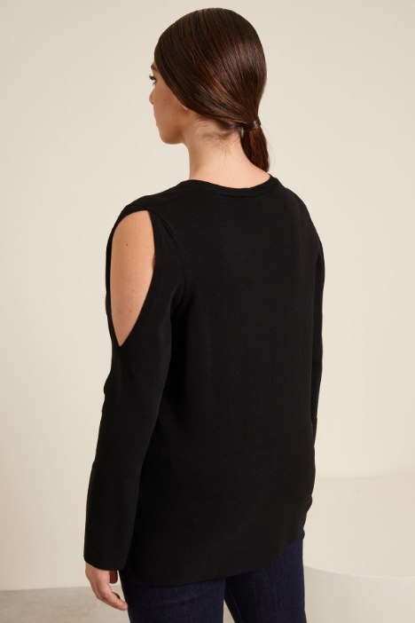 Maglia in viscosa con cut out Intrend - 2