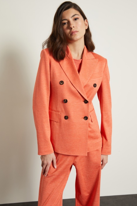 Blazer in jersey effetto denim Intrend