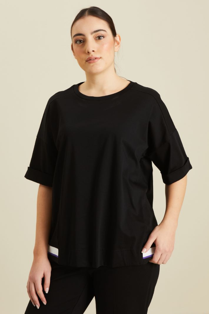 T-shirt in jersey di cotone Intrend