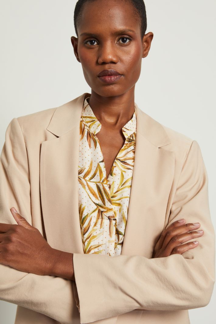 Blazer senza allacciatura