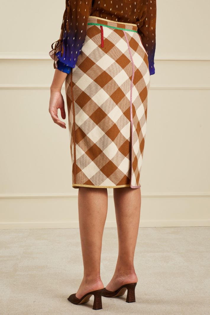 Linen sheath skirt Intrend