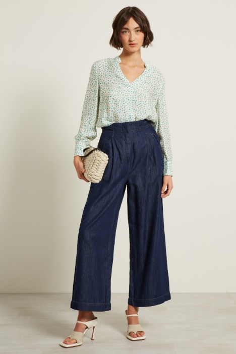 Blusa in raso martellato Intrend