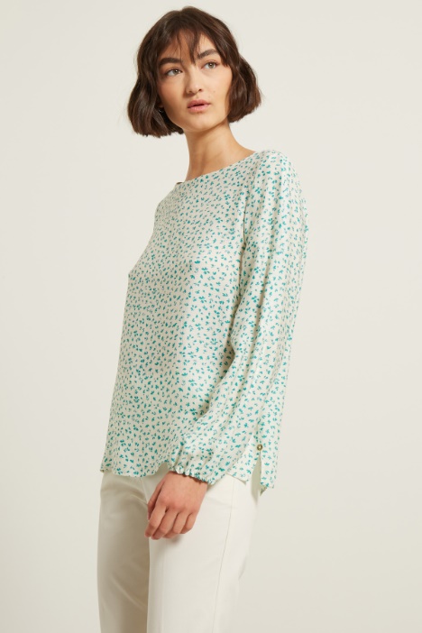 Blusa in raso martellato Intrend