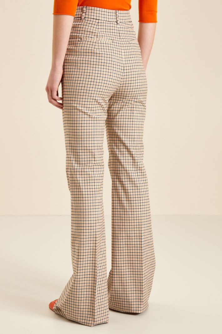 Pantalone flare a vita alta Intrend