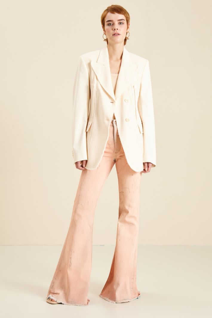 Coated flared jeans Intrend