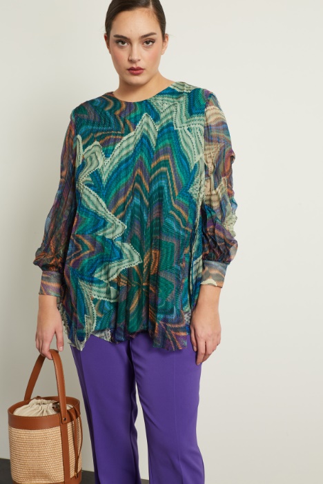 Blusa in plissè Intrend