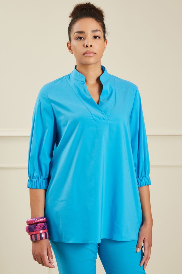 Cotton poplin tunic Intrend