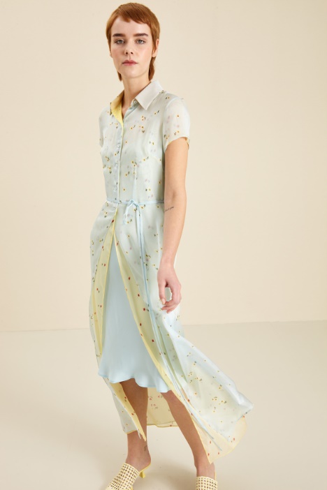 Abito in chiffon di seta Intrend