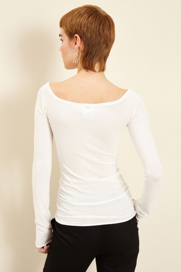 T-shirt in fibra naturale Intrend