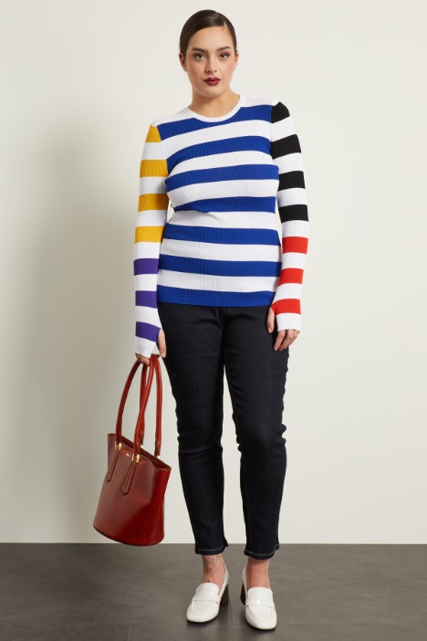 Maglia in viscosa a coste Intrend