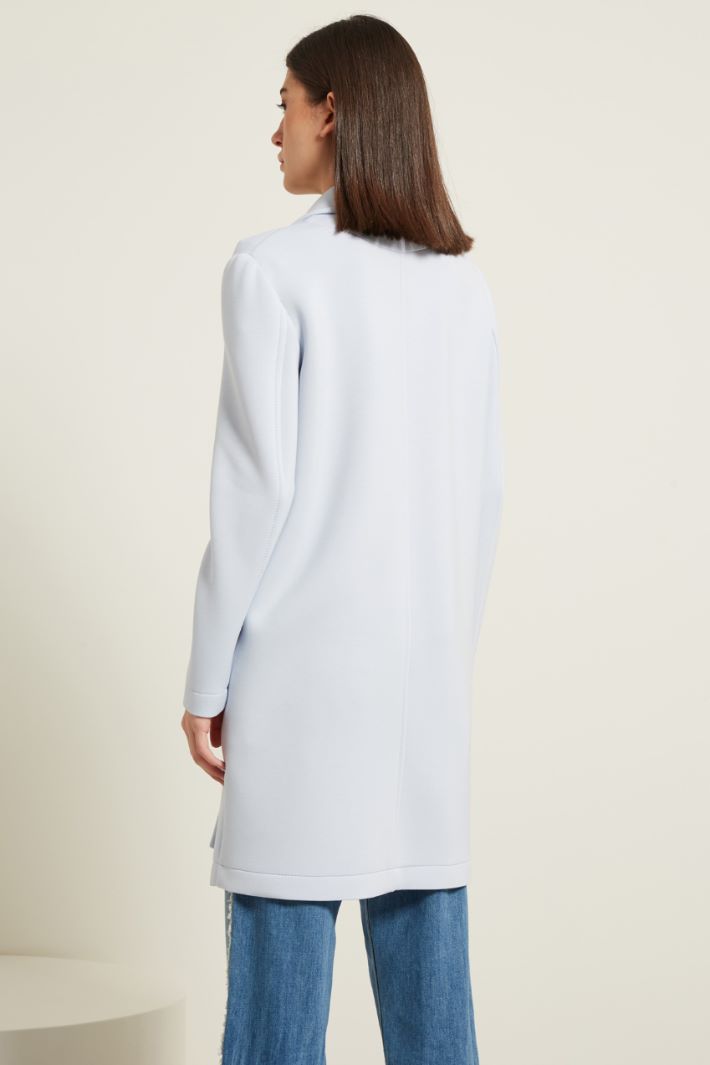 Cappotto con tasche oblique