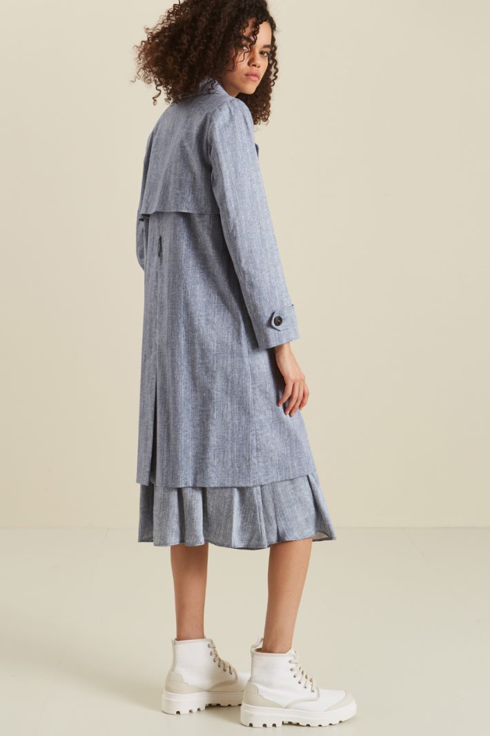 Trench in cotone antigoccia Intrend