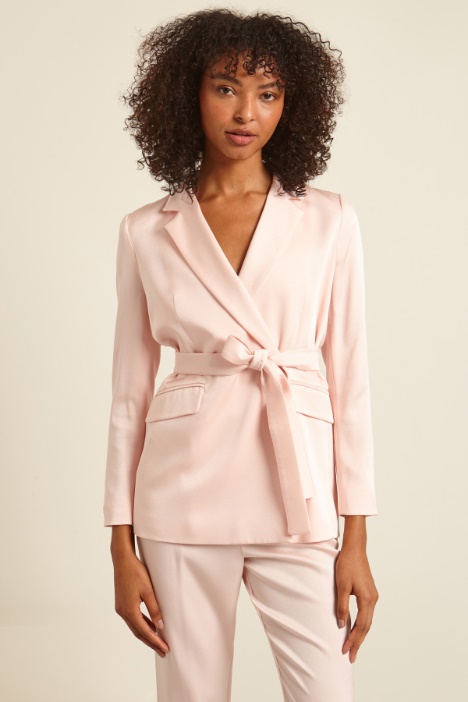 Blazer doppiopetto con cintura Intrend