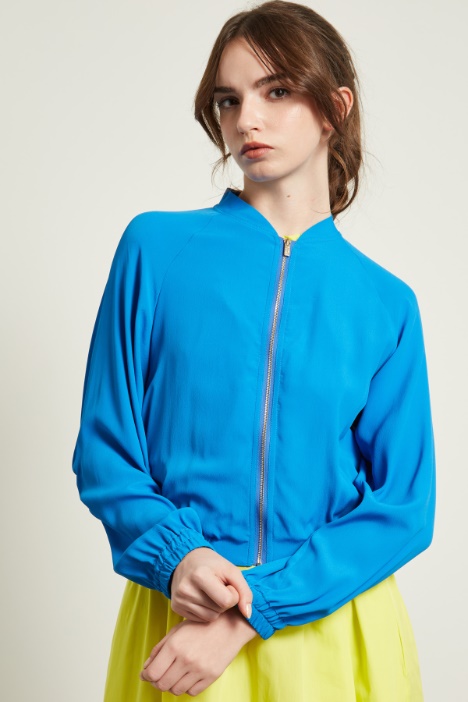 Casacca corta con zip Intrend