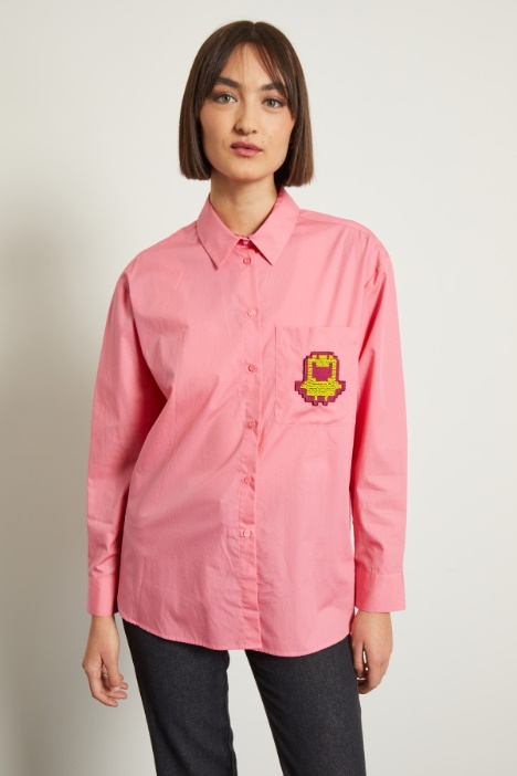 Camicia con patch Intrend