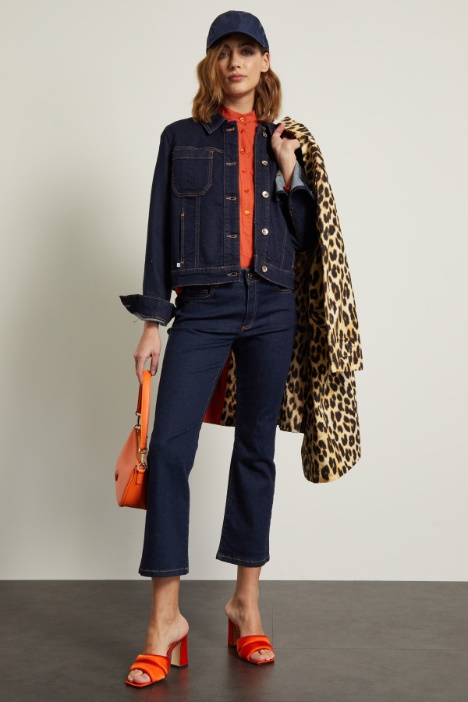 Camicia sahariana con plastron Intrend