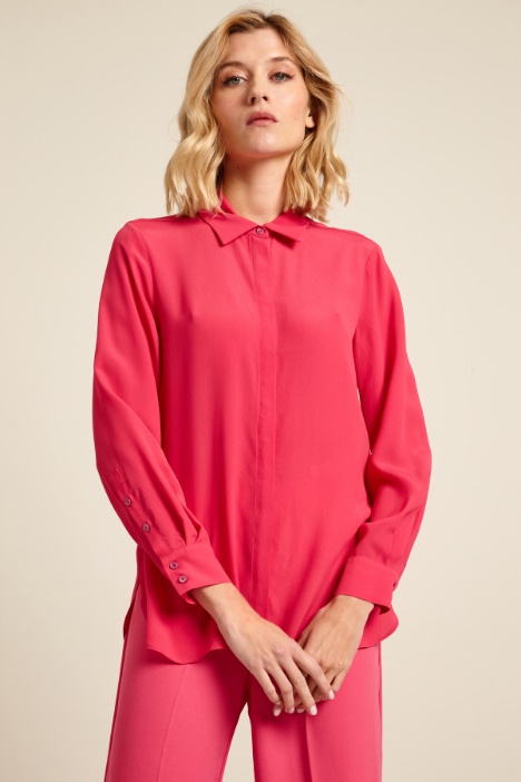 Camicia in crêpe de chine Intrend