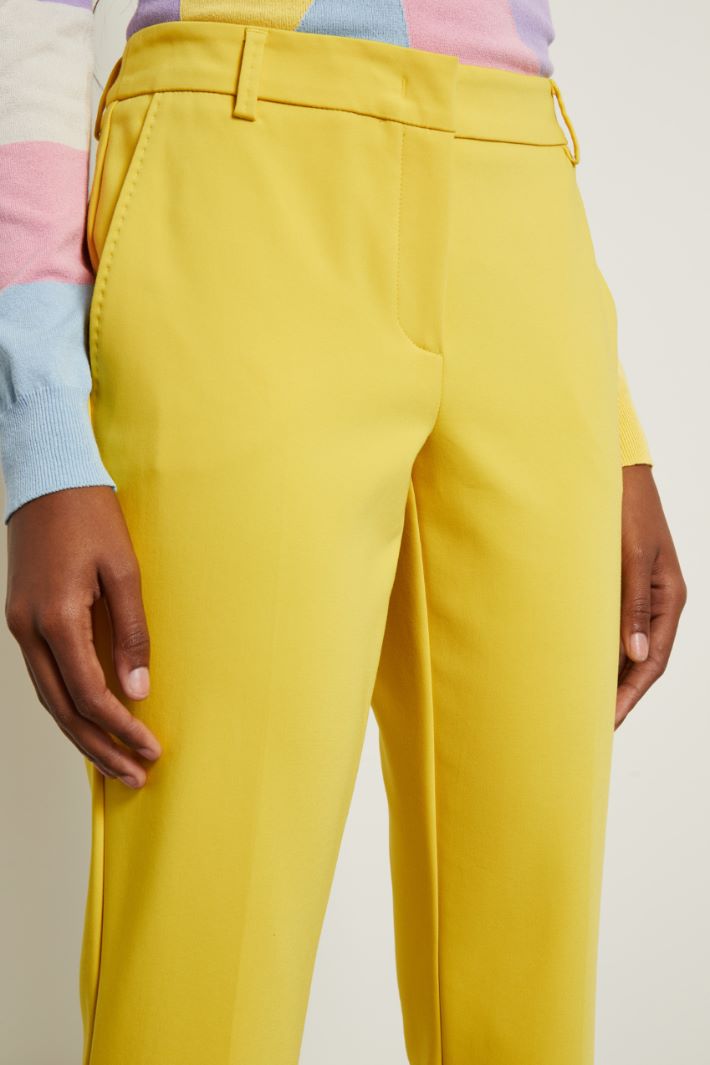 Pantaloni rifiniti a puntino Intrend - 4