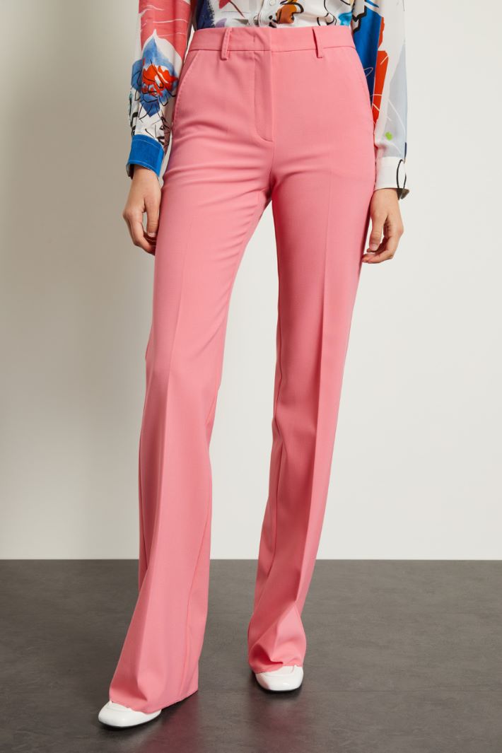 Pantaloni in tela stretch