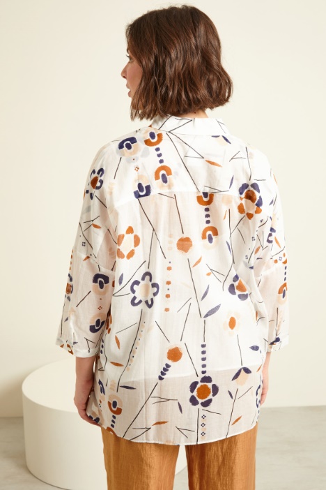 Camicia in cotone stampato  Intrend - 2