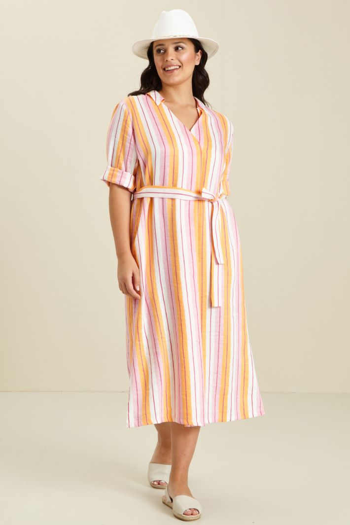 Linen-blend dress Intrend