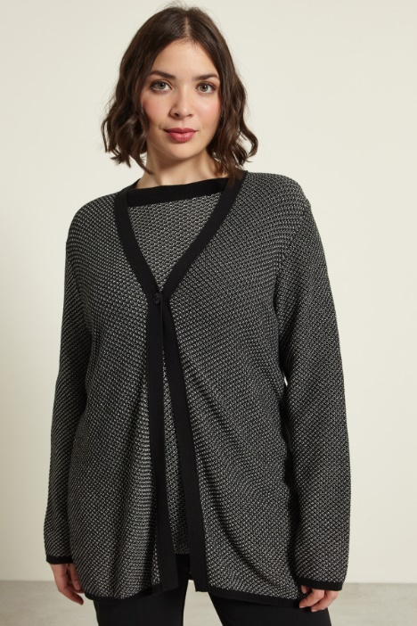 Cardigan lungo crépe Intrend