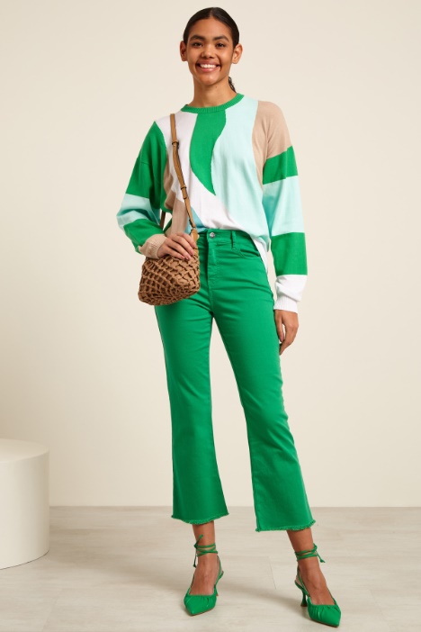 Maglia con intarsio Intrend - 3