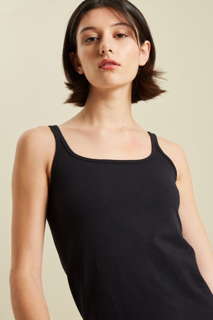 Technical jersey tank top Intrend