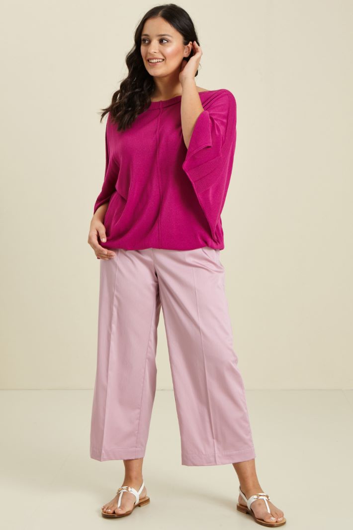 Viscose crepe sweater Intrend