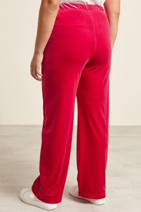 Pantaloni dritti in ciniglia Intrend - 2