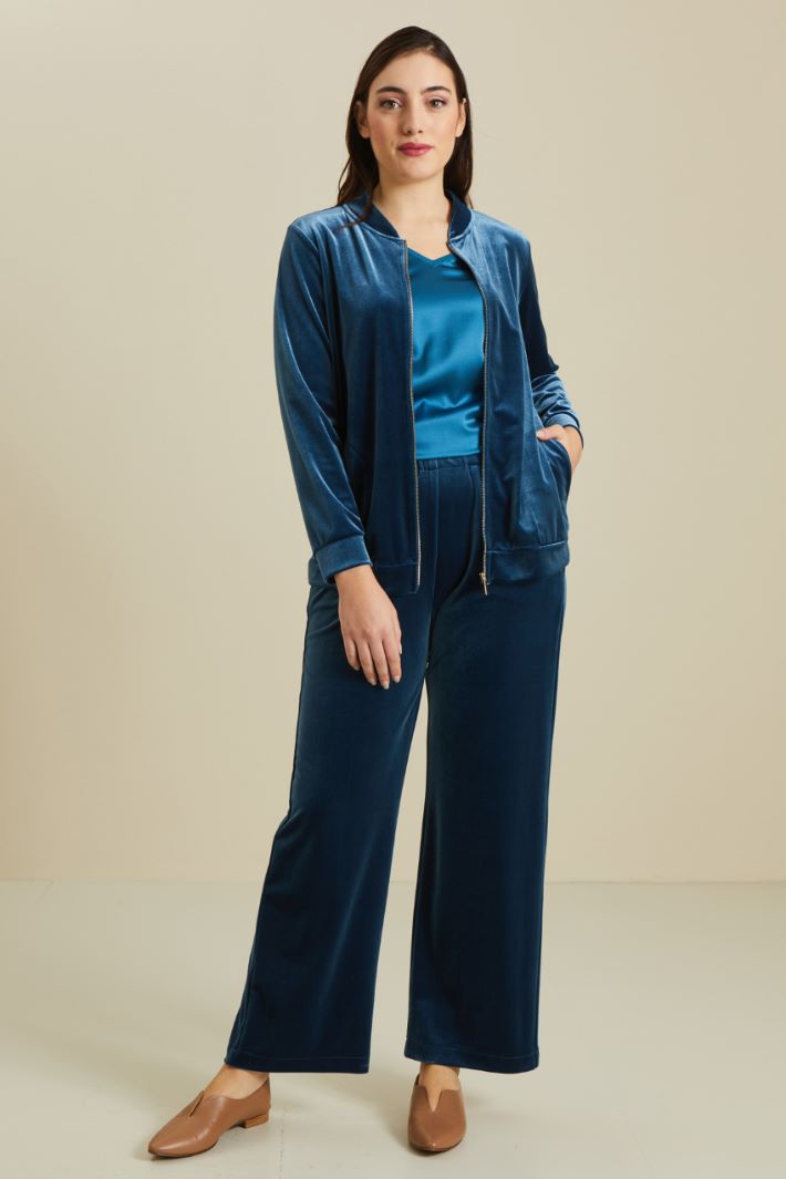 Velvet jersey jacket Intrend