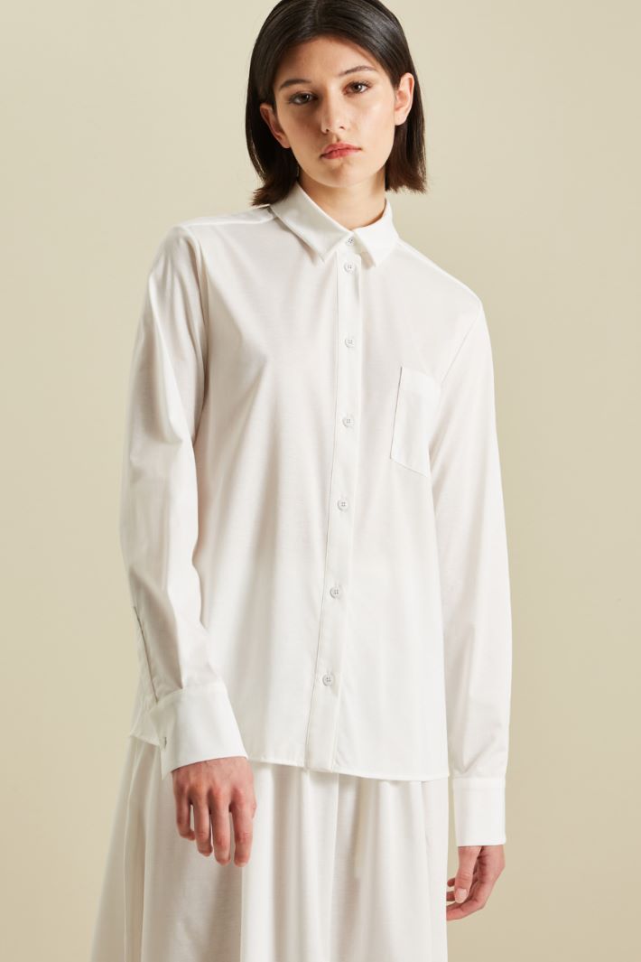 Technical cotton jersey shirt Intrend
