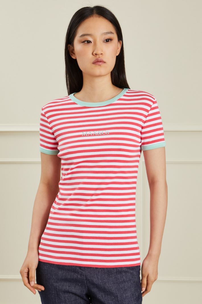 T-shirt in jersey di cotone Intrend