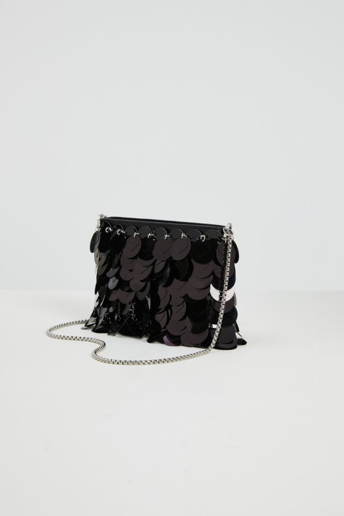 Borsa con maxi paillettes