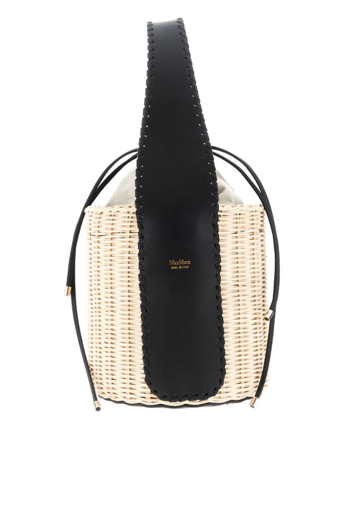 Rattan bucket bag Intrend