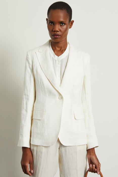 Blazer in lino Intrend