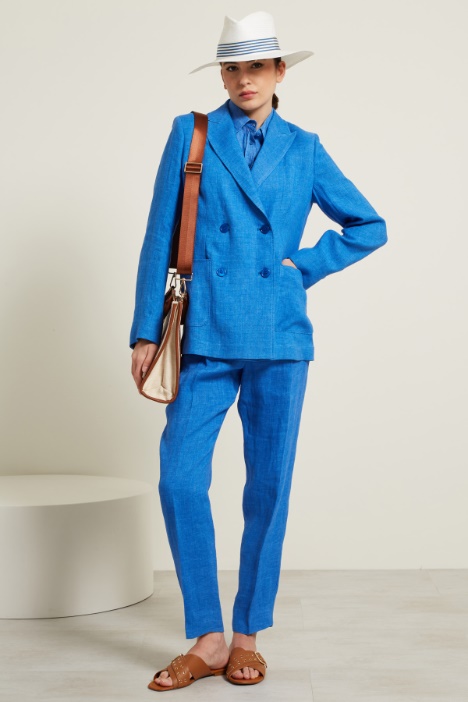 Blazer doppiopetto in stuoia Intrend