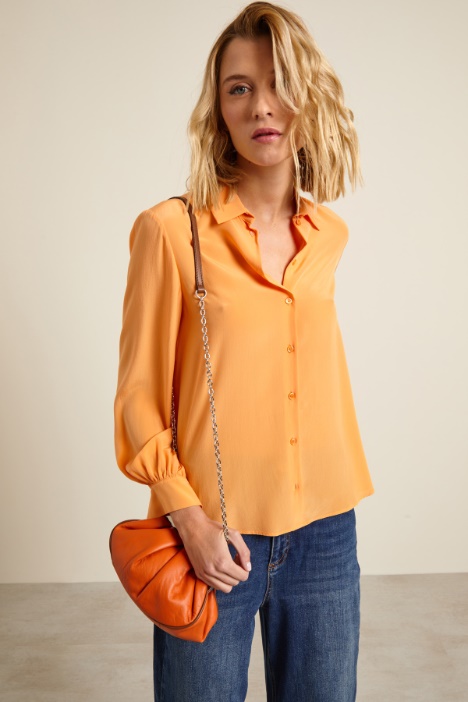 Camicia in pura seta Intrend