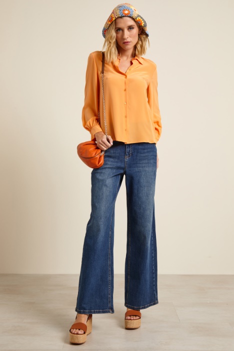 Camicia in pura seta Intrend