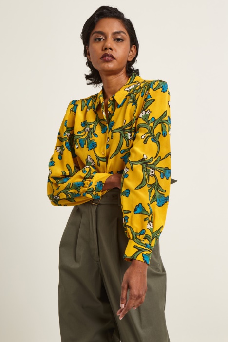 Camicia in crépe de chine Intrend