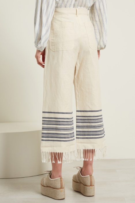 Pantaloni con frange Intrend - 2