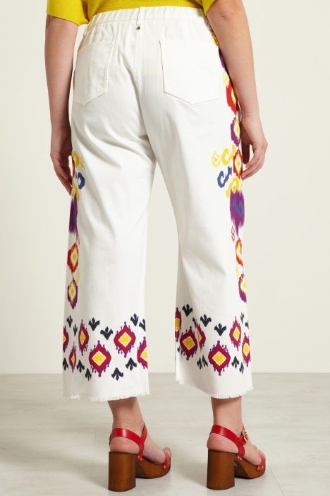Pantaloni con bordi sfrangiati Intrend - 3