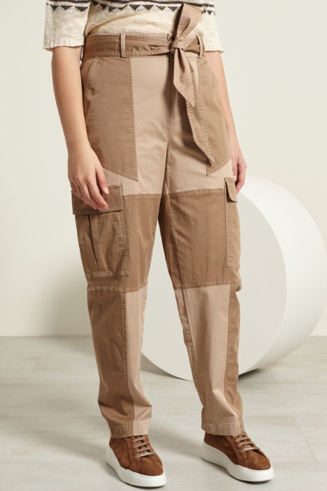 Pantaloni patchwork Intrend - 2